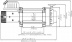 Лебёдка электрическая  12V Runva 17500 lbs 7960 кг стальной трос (EWN17500U)